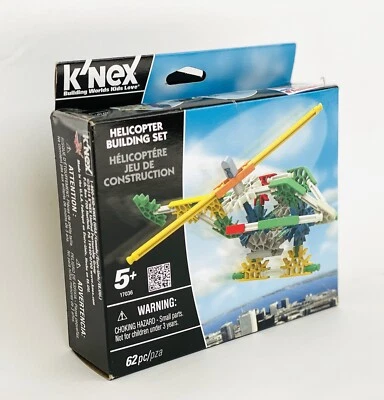 K'NEX #17036 62 Piece Helicopter Building Set Brand New  - Image 1 of 2