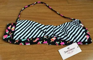 New Juicy Couture Swimsuit Bikini Top Size L Wonderful Top Retail $54 - Picture 1 of 5