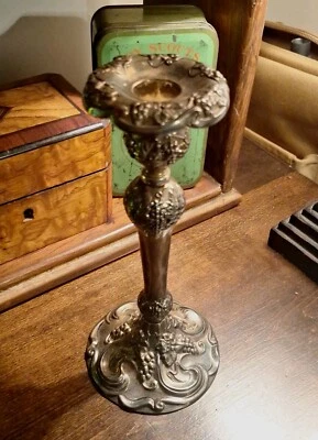 Candelabro vintage Godinger superior plateado pesado Foto 1 de 4