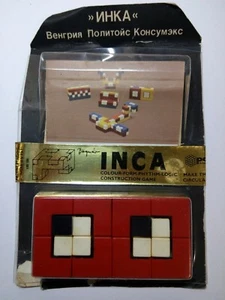 Logical puzzle game INCA USSR Vintage Hungary politois consumex logical toy - Picture 1 of 11