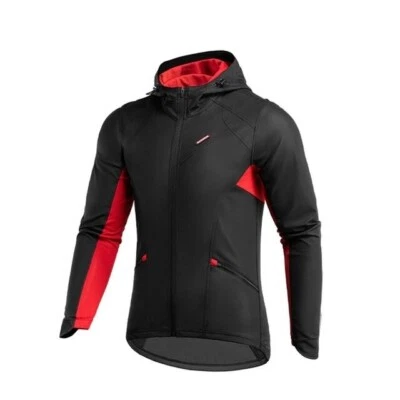 ROCKBROS Men Cycling Jacket Jersey  Winter Long Sleeve Windproof  Clothing - Image 1 of 4