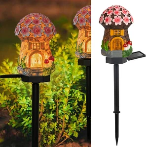 Solar Mushroom Lights Fairy Garden Lights for Home Decor Outdoor Decorative Stak - Picture 1 of 12