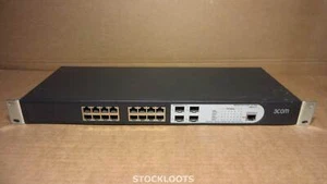 3Com Baseline 2916 SFP Plus 3CBLSG16 16-Port Gigabit + 4 Gigabit SFP + RACK EARS - Afbeelding 1 van 3