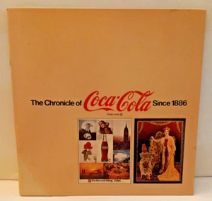 COCA-COLA COKE SODA THE CHRONICLE OF COCA COLA SINCE 1886 PB BOOKLET 23 PAGES - Picture 1 of 15
