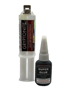 GRYPTONITE GOLF CLUB SHAFTING WORKSHOP SUPER GLUE & TWO PART ADHESIVE OPTIONS