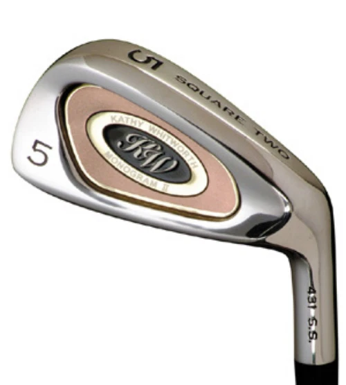 Square Two Women's Kathy Whitworth Monogram II RH 9 Iron Steel Golf Club — 第 1/2 张图片