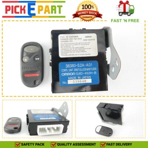 OEM 00-09 Honda S2000 S2K Keyless Entry Module Control W/ Remote 38380-S2A-A01 - Foto 1 di 7