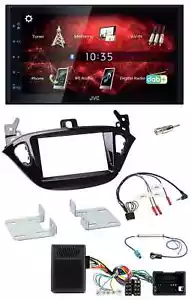 JVC DAB USB Bluetooth 2DIN Lenkrad Autoradio für Opel Adam ab 2013 Corsa E - Bild 1 von 8