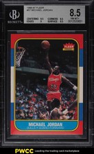 1986 Fleer Basketball Michael Jordan ROOKIE RC #57 BGS 8.5 NM-MT+