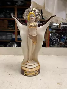 vtg 1981 Jim Beam Las Vegas showgirl blond decanter convention series - Picture 1 of 12