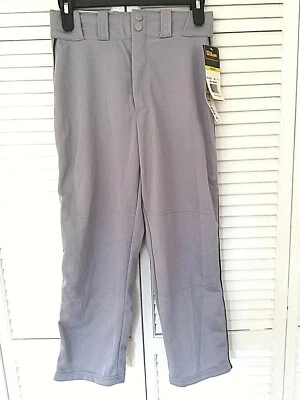 NEW Wilson Youth Classic Relaxed Fit Green Piped Baseball Pant GREY Size S - Image 1 of 4