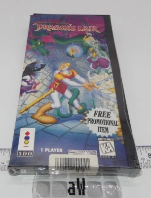 New Sealed Dragon’s Lair Panasonic 3DO Longbox Complete Game Long Box - Image 1 of 4