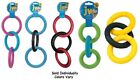 Invincible Chain Dog Toys Large Durable Rubber 3 Ring 17" Long XL Tough Dogs Toy