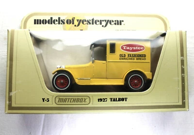 MATCHBOX MODELOS DE ANTAÑO, 1927 Talbot Y5 Taystee. Foto 1 de 4