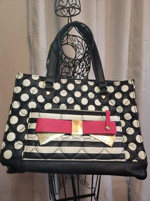 Women's Betsy Johnson Quilted polka dot bag.  - Image 1 of 4