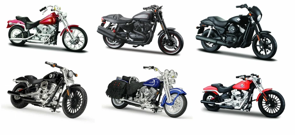 Maisto 34360-35 - Modellmotorrad - HD Serie 35 Harley-Davidson Modell Miniatur - Bild 1 von 1