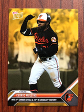 CEDRIC MULLINS 2023 Topps Now Road to Opening Day Gold 1st Career Cycle #ODB-11