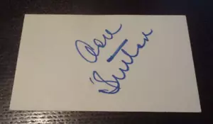 Don Sutton Signed Index Card - Baseball Hall of Famer - Picture 1 of 2