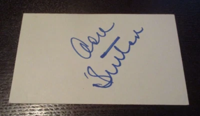 Don Sutton Signed Index Card - Baseball Hall of Famer - Image 1 of 2