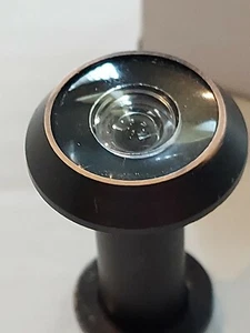 190 grados mirilla visor de puerta seguridad agujero mirador hardware marrón oscuro bronce - Imagen 1 de 6