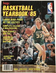 1984-85 Hoop Boston Celtics Basketball  Yearbook,Larry Bird, (B180) - Picture 1 of 2