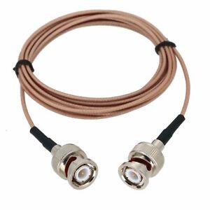 BNC Male to BNC Male Cable For Ultrasonic Testing NDT Transducer UT RG178 6~33FT