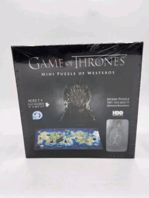 HBO Game of Thrones Mini Puzzle OF Westeros 350+ Pieces 4D Brand New Rare  - Image 1 of 4