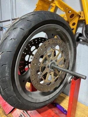 DUCATI SUPERSPORT 900 800 750 OEM FRONT WHEEL + BREMBO BRAKE ROTOR s - Image 1 of 3