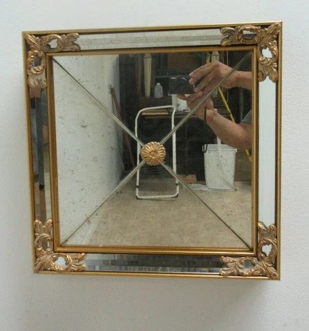 Labarge Gold Gilt Venetian French Mirror Italian Neo classical Biedermeier C Cover