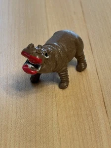 RARE 1972 Hippo Plastic Toy Animal Figure Hippopotamus Loose Used - Picture 1 of 6