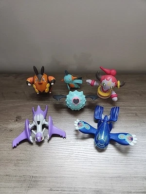 Lot of 6 | Pokemon Nintendo - Toy Figure Bundle - Hoopa Latios Kyogre Tepig HTF - Image 1 of 4