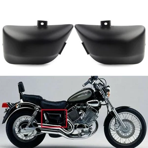 Batterie Abdeckung Seitendeckel Für Yamaha Virago 400 500 535 XV400 XV500 XV535 - Picture 1 of 8