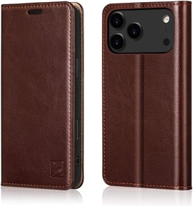 NEU! Belemay Leder Wallet Case für iPhone 17 Pro Max & MJ Displayschutz - Bild 1 von 23