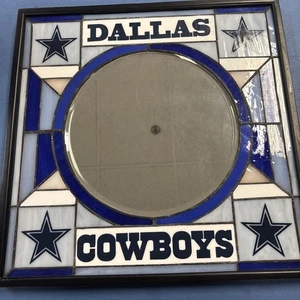 Dallas Cowboys the Danbury MInt stained glass Mirror - Picture 1 of 2