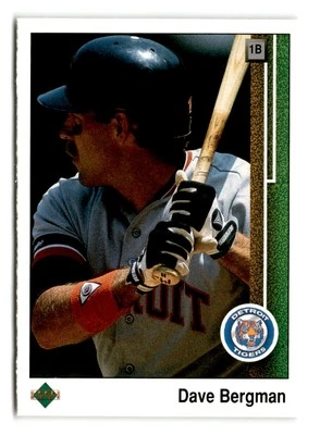 1989 Dave Bergman Upper Deck - Detroit Tigers - Image 1 of 2