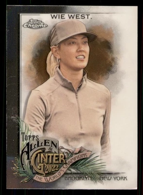 Michelle Wie West 2022 Topps Allen & Ginter Chrome #285 - Image 1 of 2