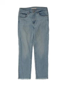 Levi's Damen 724 High Rise Straight Cropped Jeans W28 L26 Blau Baumwolle JS05 - Bild 1 von 4