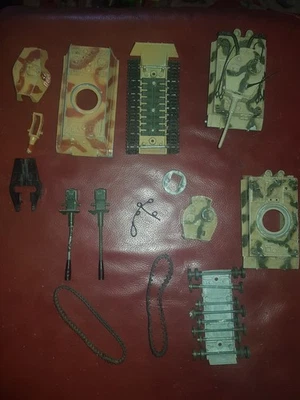 Corgi Tiger 1's & Koings/King Tiger-Plus 2 Other Barrels Spares Repairs Bundle. - Image 1 of 2