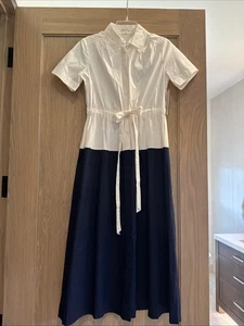 NWT Shoshanna Amelie Color block Shirt Dress Size 4 $398 - Picture 1 of 11