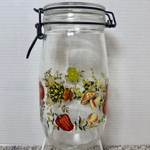 Bote de almacenamiento de vidrio vintage Arc Spice Of Life verduras de jardín 1,5 L Francia - Imagen 1 de 6