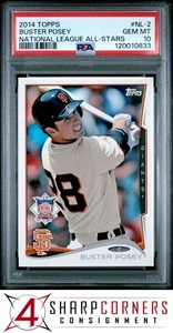 2014 TOPPS NATIONAL LEAGUE ALL-STARS #NL-2 BUSTER POSEY POP 2 PSA 10 - Picture 1 of 2