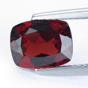 2.63Cts Ravishing Natural Red Garnet 9.2x7.2mm Cushion Cut Gemstone From Africa - Picture 1 of 4