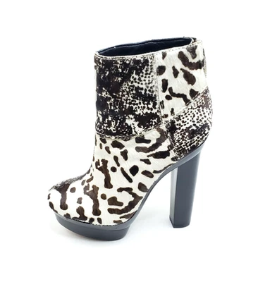 Rachel Zoe Pamela Mujer Botines Pelo de Becerro Plataforma Marrón Multi Talla 7 Foto 1 de 4