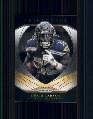 2020 Panini Prizm #15 Chris Carson Brilliance - Image 1 of 2