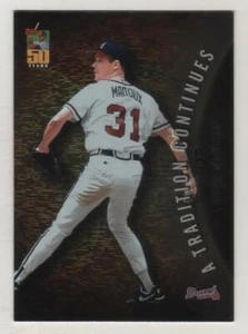 2001 Topps A Tradition Continues #10 Greg Maddux Atlanta Braves BV$5 Insert - Imagen 1 de 1