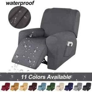 Waterproof Recliner Chair Cover Recliner Sofa Covers High Stretch Slipcover - Picture 1 of 35