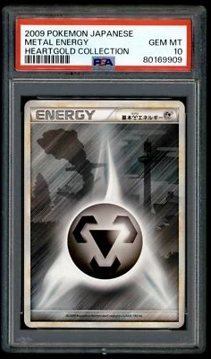 Pokemon Japanese L1 HeartGold Metal Energy 2009 Collection PSA 10 80169909 - Image 1 of 2
