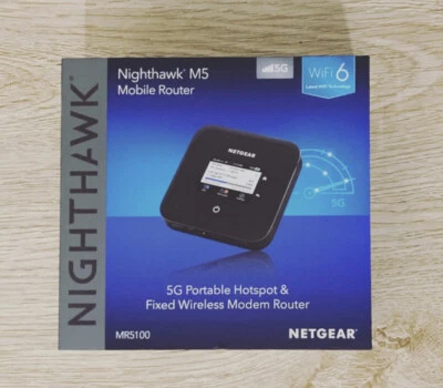 Netgear nighthawk M5 MR5100 MOBILE BROADBAND 5G WiFi ROUTER UNLOCKED - Image 1 of 2