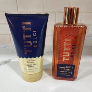 Bath & Body Works Tutti Dolci Sweet Lemon Buttercup Shower Gel & Body Wash NEW - Picture 1 of 3