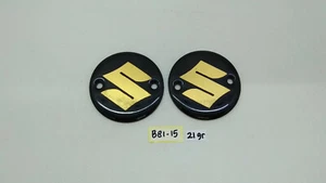 Suzuki A100 AC90 A50 B100 T20 TC250 T200 A90 AC50 Fuel Tank Emblem Badge Gold - Picture 1 of 5
